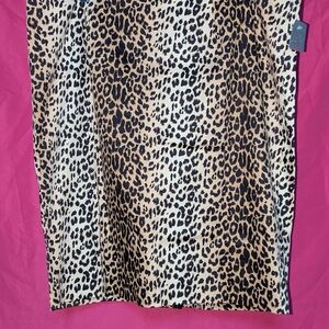 Torrid Tan and Black Leopard Print Skirt Women Plus Size 20